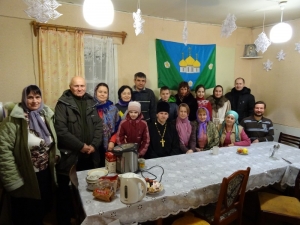 Новогодняя литургия в Заостровье
