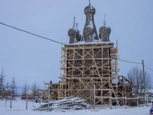 Реставрация Св. - Покровского храма с. Заостровья